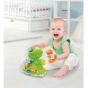 Clementoni 17953 Baby Dino e Baby Dino, Dinosauri Interattivi Parlanti, per Bambini di 12-36 Mesi, Centro attività Che Stimola 
