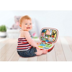Baby Clementoni - 17999 Il Mio Primo Computer Bing, Gioco Educativo Computer, Centro Attività Prima Infanzia, Insegna Lettere, 