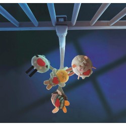 Baby Clementoni for You - 17561 Goodnight Cot Mobile, Giocattolo Musicale per Neonati 0+ Mesi, per Culla e Passeggino, in Morbi