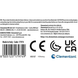 Clementoni Soft Clemmy - 17974 Stitch Bus Sensoriale, Raccoglitore 8 Mattoncini, Gioco Prima Infanzia, Sviluppa Manualità e Per