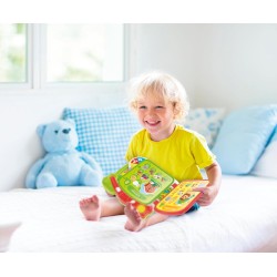 Clementoni Baby 17984 Scopro Il Mondo in 100 Parole, Gioco Educativo Bambini 1-4 Anni, Libro Prima Infanzia 10 Pagine Interatti