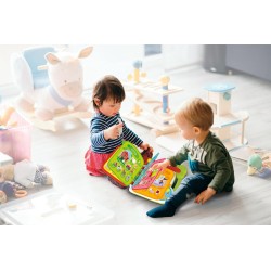 Clementoni Baby 17984 Scopro Il Mondo in 100 Parole, Gioco Educativo Bambini 1-4 Anni, Libro Prima Infanzia 10 Pagine Interatti