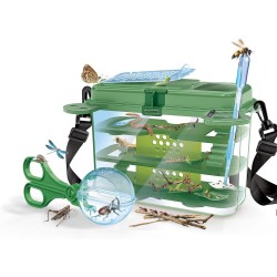 Clementoni x Geopop - 19428 Il Mondo degli Insetti, Gioco Scientifico con Kit per Scoprire il Mondo degli Insetti Animali, Made