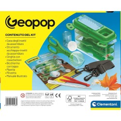 Clementoni x Geopop - 19428 Il Mondo degli Insetti, Gioco Scientifico con Kit per Scoprire il Mondo degli Insetti Animali, Made