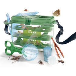 Clementoni x Geopop - 19428 Il Mondo degli Insetti, Gioco Scientifico con Kit per Scoprire il Mondo degli Insetti Animali, Made