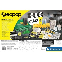 Clementoni x Geopop - 19445 Scienza in Azione, Crea Video come un Vero Divulgatore, Gioco Scientifico, Gioco di Società Tema Sc