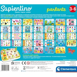 Clementoni Sapientino - 16472 Parlante, Gioco Educativo con Penne Parlanti, con 16 Schede e più di 32 attività su Temi della Sc