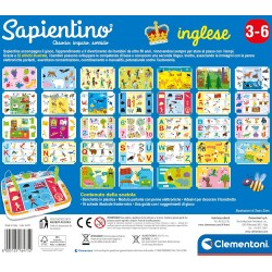Clementoni Sapientino - 16475 Inglese, Gioco Educativo con Penne Parlanti, con 16 Schede e più di 32 attività per Imparare Voca
