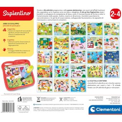 Clementoni - 16476 Il Mio Primo Sapientino, Il Mondo Intorno a Me, Banchetto Educativo 24 attività su Scuola dell Infanzia e Pe
