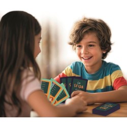 Clementoni - 16664 La Sfida delle Rime, Gioco da Tavolo Creativo con Carte e Tabellone, Sfide di Prontezza e Lessico, 2+ Giocat