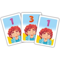 Clementoni - 16584 Nascondino, Mazzo di 50 Carte Illustrate, Gioco di Strategia e Osservazione, 2-4 Giocatori, Idea Regalo, Mad