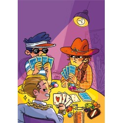 Clementoni - 16659 Pokerino, Mazzo di Carte Poker per Bambini 7+ Anni, 2-4 Giocatori, con Fiches, Idea Regalo, Made in Italy, L