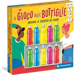 Clementoni - 81642 Il Gioco delle Bottiglie, Party Game con 20 Bottiglie, 2 Giocatori, Made in Italy, Lingua Italiana