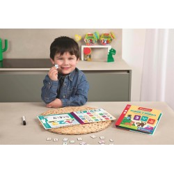 Clementoni Sapientino - 16493 Libro Magnetico Numeri e Animali, Gioco Educativo, 36 Tessere Magnetiche, Imparare a Contare e Fa