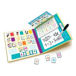 Clementoni Sapientino - 16493 Libro Magnetico Numeri e Animali, Gioco Educativo, 36 Tessere Magnetiche, Imparare a Contare e Fa