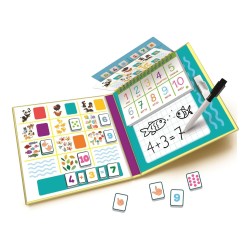 Clementoni Sapientino - 16493 Libro Magnetico Numeri e Animali, Gioco Educativo, 36 Tessere Magnetiche, Imparare a Contare e Fa