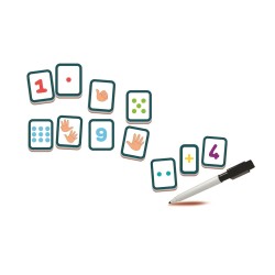 Clementoni Sapientino - 16493 Libro Magnetico Numeri e Animali, Gioco Educativo, 36 Tessere Magnetiche, Imparare a Contare e Fa