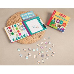 Clementoni Sapientino - 16493 Libro Magnetico Numeri e Animali, Gioco Educativo, 36 Tessere Magnetiche, Imparare a Contare e Fa