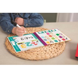 Clementoni Sapientino - 16493 Libro Magnetico Numeri e Animali, Gioco Educativo, 36 Tessere Magnetiche, Imparare a Contare e Fa