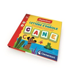Clementoni Sapientino - 16487 Libro Magnetico Lettere e Parole, Gioco Educativo, 30 Letterine Magnetiche e Attività per Conosce