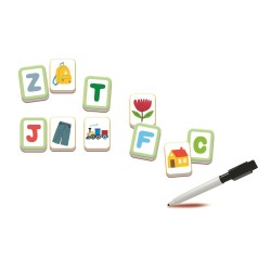 Clementoni Sapientino - 16487 Libro Magnetico Lettere e Parole, Gioco Educativo, 30 Letterine Magnetiche e Attività per Conosce