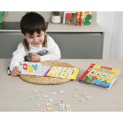 Clementoni Sapientino - 16487 Libro Magnetico Lettere e Parole, Gioco Educativo, 30 Letterine Magnetiche e Attività per Conosce