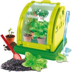 Clementoni 19401 Scienza e Gioco Lab - Mini Orto, Gioco Scientifico, Kit Piante da Coltivare per Scoprire la Botanica, Made in 