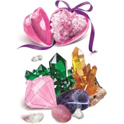 Clementoni Scienza e Gioco Lab - 19433 Gioielli di Cristallo, Gioco Scientifico, Scopri la Scienza dei Cristalli e delle Pietre