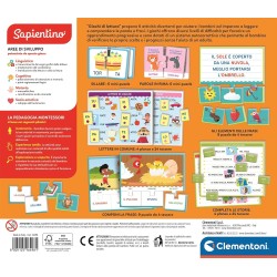 Clementoni Sapientino – 16498 Giochi di Lettura, Gioco Educativo, 6 attività per Imparare a Leggere, Sviluppo Linguistico, Cogn