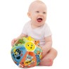 Clementoni Baby 17983 Baby Palla Suona e Canta, Gioco Elettronico con Suoni e Dolci Melodie, in Morbida Stoffa, Stimola Manuali