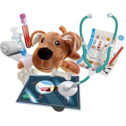 Clementoni Lab - 19267 Apprendisti kit esperimenti di scienza, laboratorio veterinario, versione in italiano