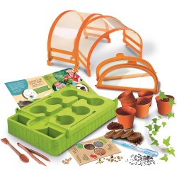 Clementoni Scienza e Gioco Lab - 19393 La Mia Serra, Laboratorio di Botanica, con Semi da Agricoltura Biologica per Coltivazion