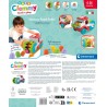 Clementoni Soft Clemmy - 17495 Touch And Play Sensory Steamroller, Camion Raccoglitore 8 Mattoncini, Gioco Prima Infanzia, Svil
