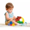 Clementoni Soft Clemmy - 17689 Touch & Play, Palla Sensoriale, Palla Prima Infanzia Made in Italy, con 5 Mattoncini 100% Lavabi