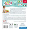 Clementoni Soft Clemmy - 17689 Touch & Play, Palla Sensoriale, Palla Prima Infanzia Made in Italy, con 5 Mattoncini 100% Lavabi