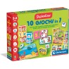 Clementoni Sapientino 10 Giochi In 1 - 18153 Gioco Educativo, Schede Illustrate, Apprendimento Lettere e Numeri, In Italiano