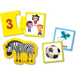 Clementoni Sapientino 10 Giochi In 1 - 18153 Gioco Educativo, Schede Illustrate, Apprendimento Lettere e Numeri, In Italiano