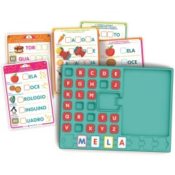 Clementoni Sapientino – 16693 I Timbri di Sapientino Alfabeto, Gioco Educativo con Schede e Timbri per Imparare Lettere e Parol