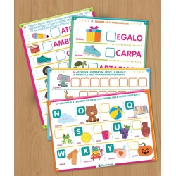 Clementoni Sapientino – 16693 I Timbri di Sapientino Alfabeto, Gioco Educativo con Schede e Timbri per Imparare Lettere e Parol