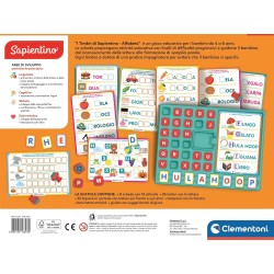 Clementoni Sapientino – 16693 I Timbri di Sapientino Alfabeto, Gioco Educativo con Schede e Timbri per Imparare Lettere e Parol