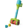 Clementoni Soft Clemmy - 17975 Touch & Play Sensory Vacuum, Aspirapolvere, 6 Mattoncini per Costruzioni, Gioco Prima Infanzia M