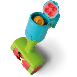 Clementoni Soft Clemmy - 17975 Touch & Play Sensory Vacuum, Aspirapolvere, 6 Mattoncini per Costruzioni, Gioco Prima Infanzia M