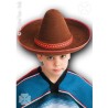 Carnival Toys - Cappello messicano bimbo in bifloccato marrone, 05560