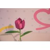 Clementoni Idea - 18878 Create Your Flowers, Kit Creativo per Comporre Fiori, con 2 Tulipani in Carta da Assemblare e Personali