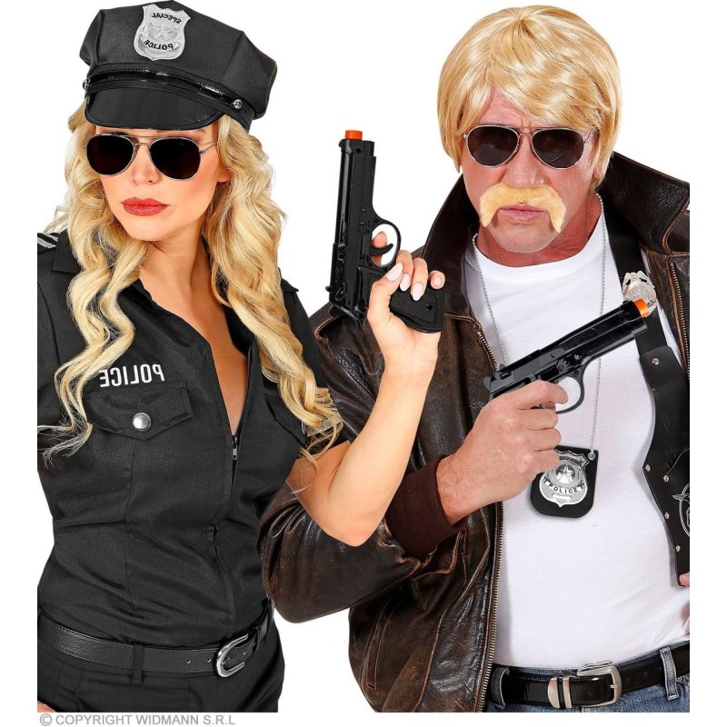 Widmann - Polizia & Detective Costumi | Stop O Sparo Pistola | Costume di Carnevale | Vestiti, 02437