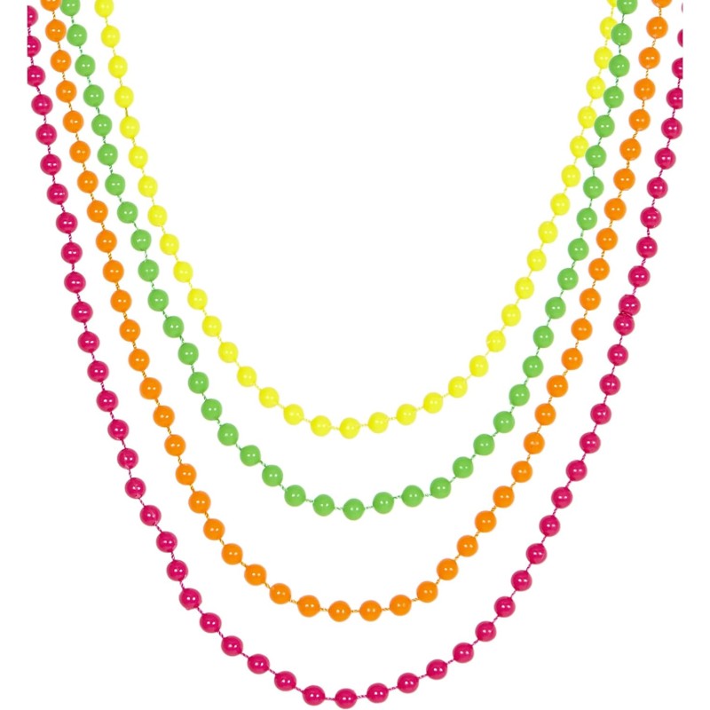 Widmann - Set da 4 Collane di Perle Fluorescenti, One Size, 05843