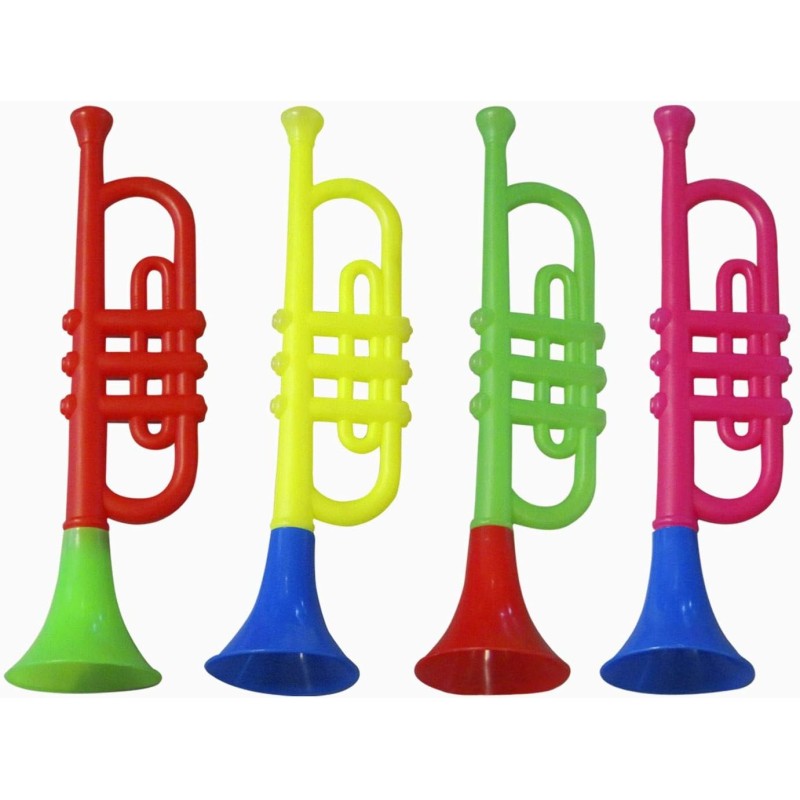 Widmann - Trombetta Sonora da Clown, 4 Colori Assortiti, Dimensioni 30 cm, 2720T