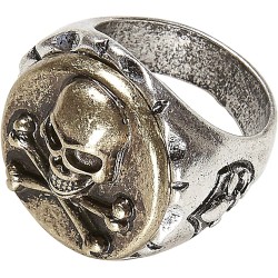 Widmann - Anello Teschio con Ossa Incrociate, Argento, 46738