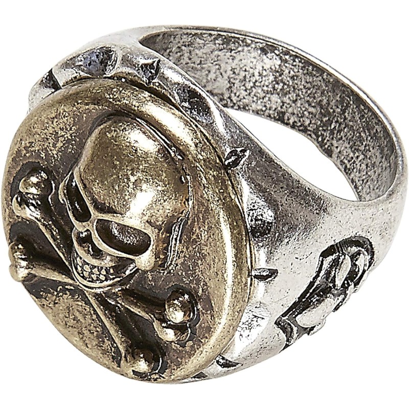 Widmann - Anello Teschio con Ossa Incrociate, Argento, 46738