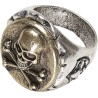 Widmann - Anello Teschio con Ossa Incrociate, Argento, 46738
